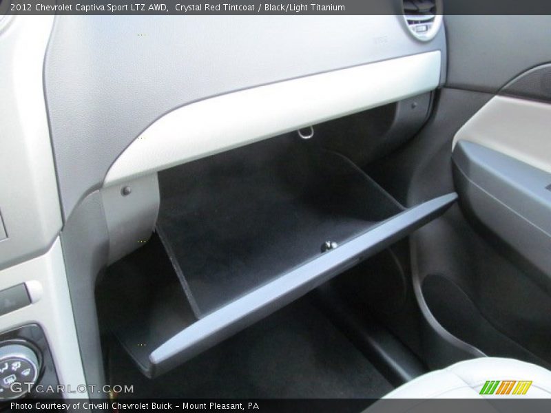 Crystal Red Tintcoat / Black/Light Titanium 2012 Chevrolet Captiva Sport LTZ AWD