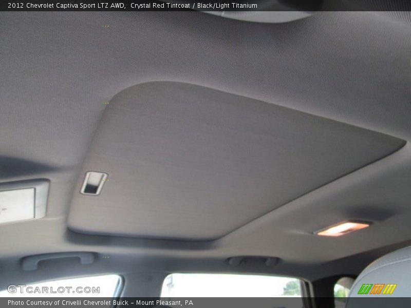 Sunroof of 2012 Captiva Sport LTZ AWD