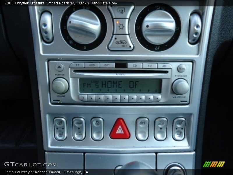 Controls of 2005 Crossfire Limited Roadster