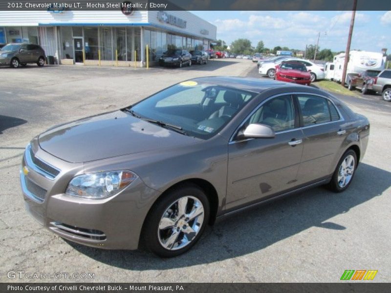 Mocha Steel Metallic / Ebony 2012 Chevrolet Malibu LT