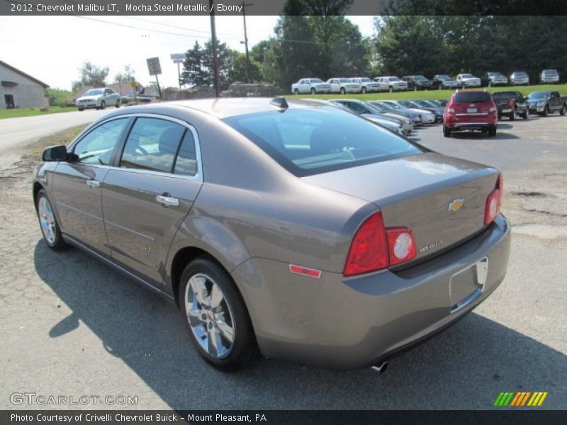Mocha Steel Metallic / Ebony 2012 Chevrolet Malibu LT