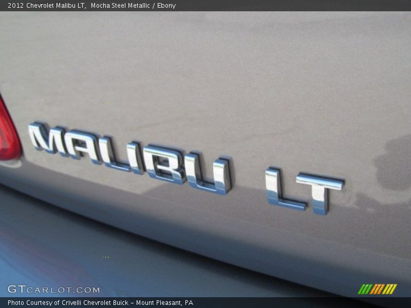 Mocha Steel Metallic / Ebony 2012 Chevrolet Malibu LT