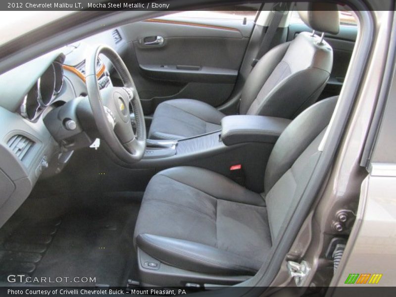Front Seat of 2012 Malibu LT