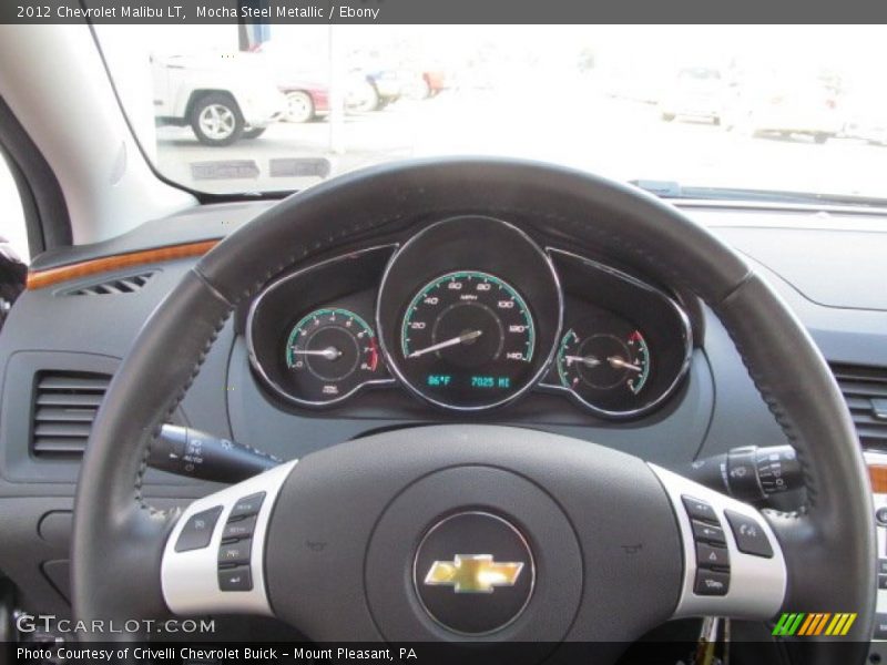 Mocha Steel Metallic / Ebony 2012 Chevrolet Malibu LT