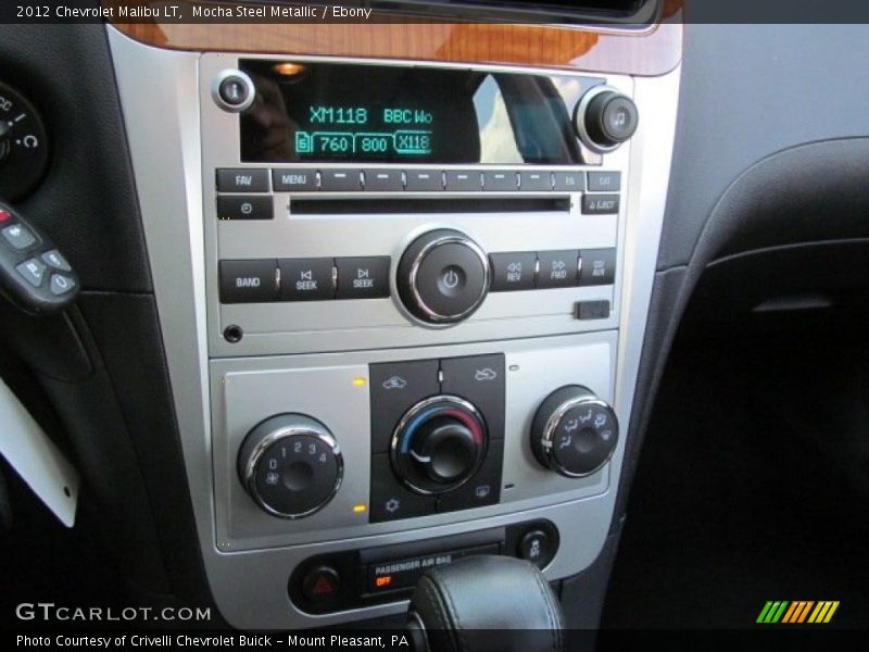 Controls of 2012 Malibu LT