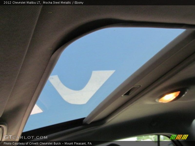 Sunroof of 2012 Malibu LT