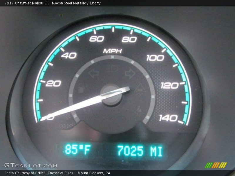 Mocha Steel Metallic / Ebony 2012 Chevrolet Malibu LT