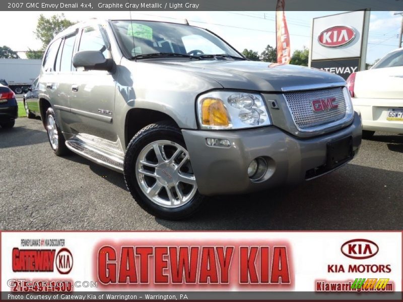 Graphite Gray Metallic / Light Gray 2007 GMC Envoy Denali 4x4