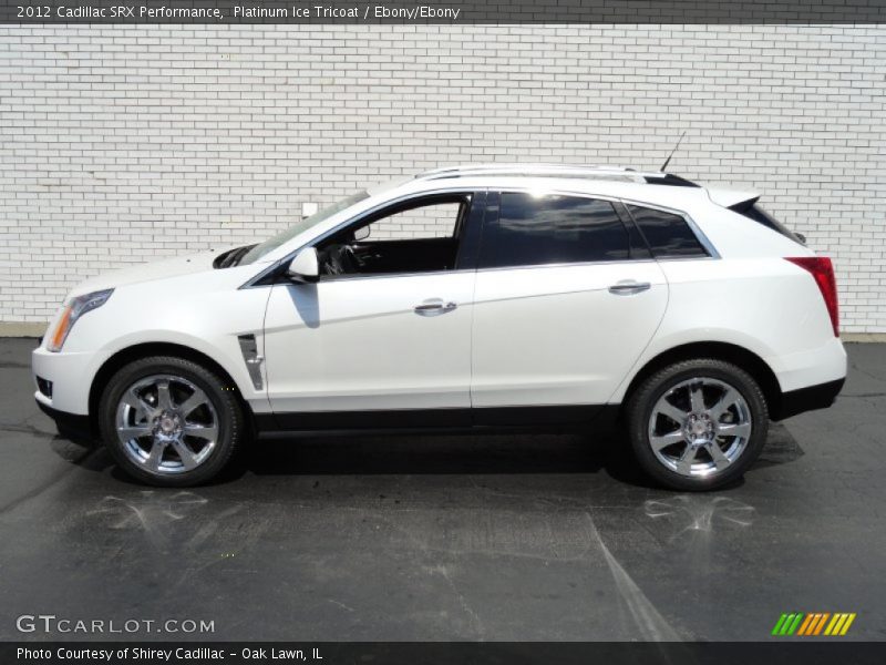 Platinum Ice Tricoat / Ebony/Ebony 2012 Cadillac SRX Performance