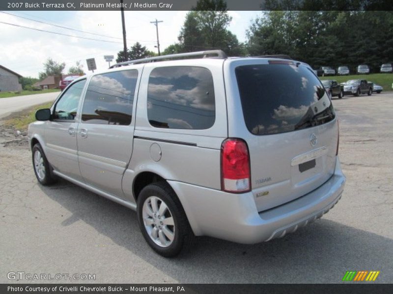 Platinum Metallic / Medium Gray 2007 Buick Terraza CX