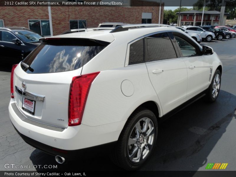 Platinum Ice Tricoat / Ebony/Ebony 2012 Cadillac SRX Performance