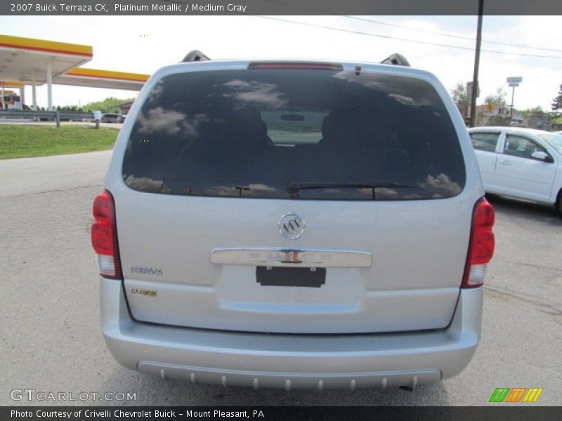 Platinum Metallic / Medium Gray 2007 Buick Terraza CX