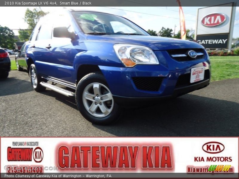 Smart Blue / Black 2010 Kia Sportage LX V6 4x4
