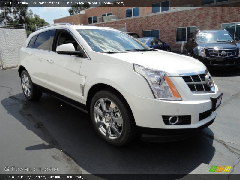 Platinum Ice Tricoat / Ebony/Ebony 2012 Cadillac SRX Performance