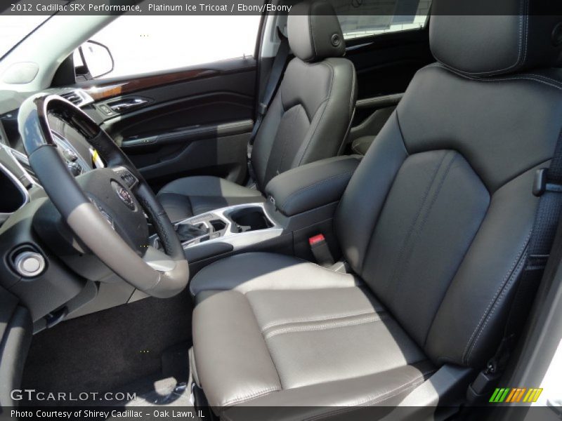 Platinum Ice Tricoat / Ebony/Ebony 2012 Cadillac SRX Performance