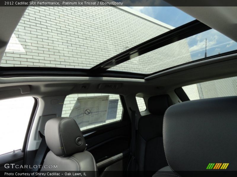 Platinum Ice Tricoat / Ebony/Ebony 2012 Cadillac SRX Performance