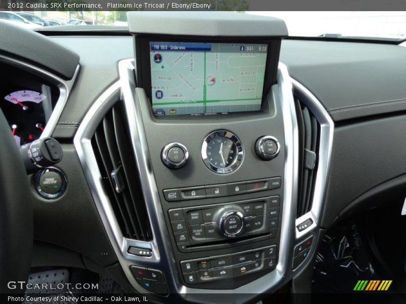 Platinum Ice Tricoat / Ebony/Ebony 2012 Cadillac SRX Performance