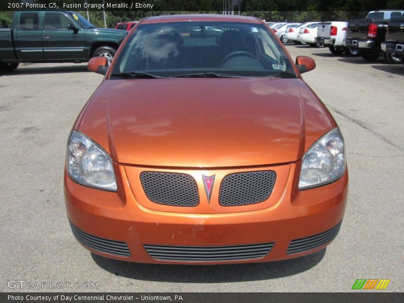 Fusion Orange Metallic / Ebony 2007 Pontiac G5