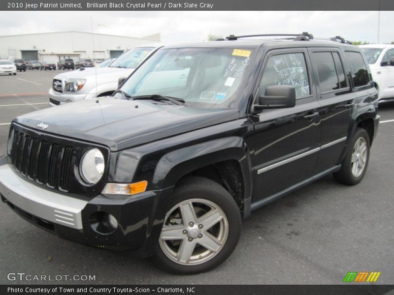 Brilliant Black Crystal Pearl / Dark Slate Gray 2010 Jeep Patriot Limited