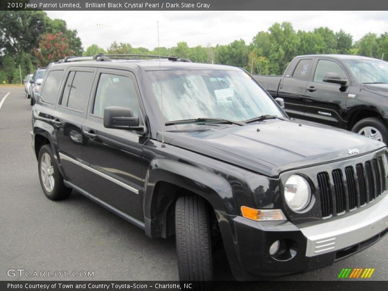 Brilliant Black Crystal Pearl / Dark Slate Gray 2010 Jeep Patriot Limited
