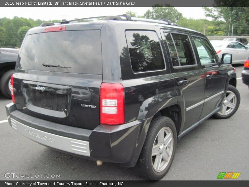 Brilliant Black Crystal Pearl / Dark Slate Gray 2010 Jeep Patriot Limited