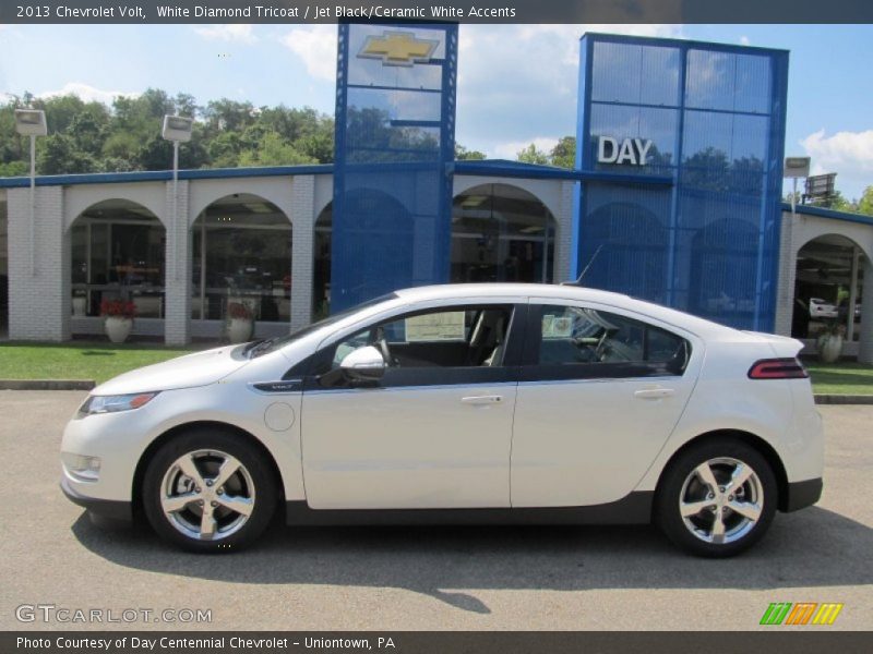 White Diamond Tricoat / Jet Black/Ceramic White Accents 2013 Chevrolet Volt