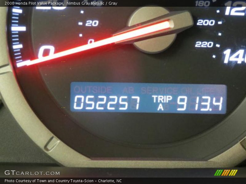 Nimbus Gray Metallic / Gray 2008 Honda Pilot Value Package