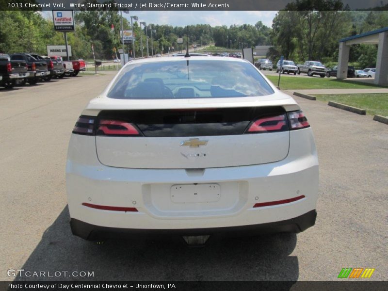 White Diamond Tricoat / Jet Black/Ceramic White Accents 2013 Chevrolet Volt