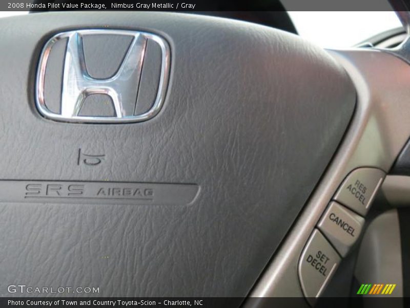 Nimbus Gray Metallic / Gray 2008 Honda Pilot Value Package