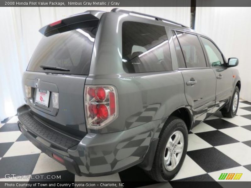 Nimbus Gray Metallic / Gray 2008 Honda Pilot Value Package