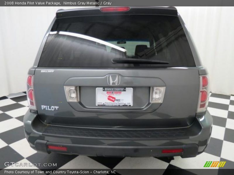 Nimbus Gray Metallic / Gray 2008 Honda Pilot Value Package