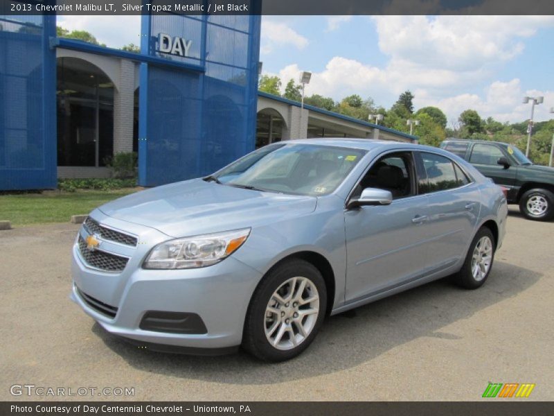 Silver Topaz Metallic / Jet Black 2013 Chevrolet Malibu LT