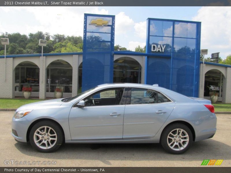 Silver Topaz Metallic / Jet Black 2013 Chevrolet Malibu LT