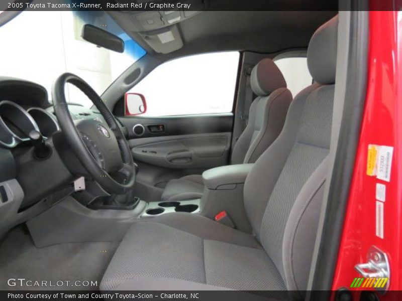  2005 Tacoma X-Runner Graphite Gray Interior