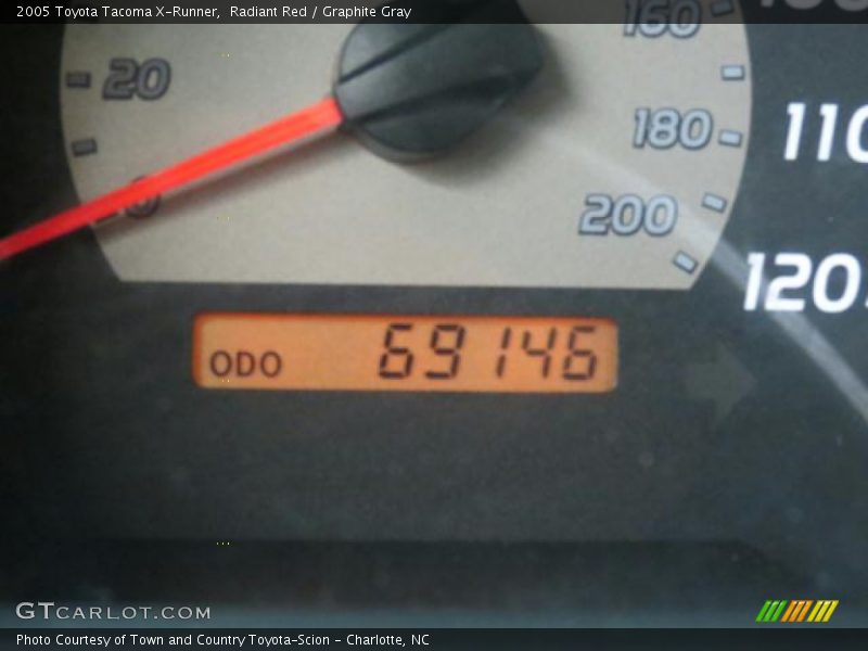 Radiant Red / Graphite Gray 2005 Toyota Tacoma X-Runner