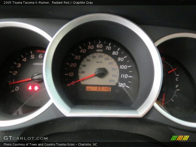 Radiant Red / Graphite Gray 2005 Toyota Tacoma X-Runner