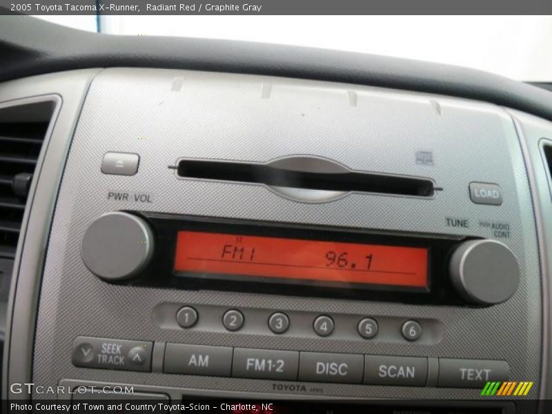 Audio System of 2005 Tacoma X-Runner