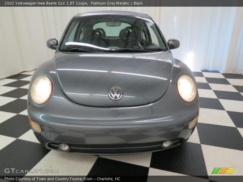 Platinum Grey Metallic / Black 2002 Volkswagen New Beetle GLX 1.8T Coupe