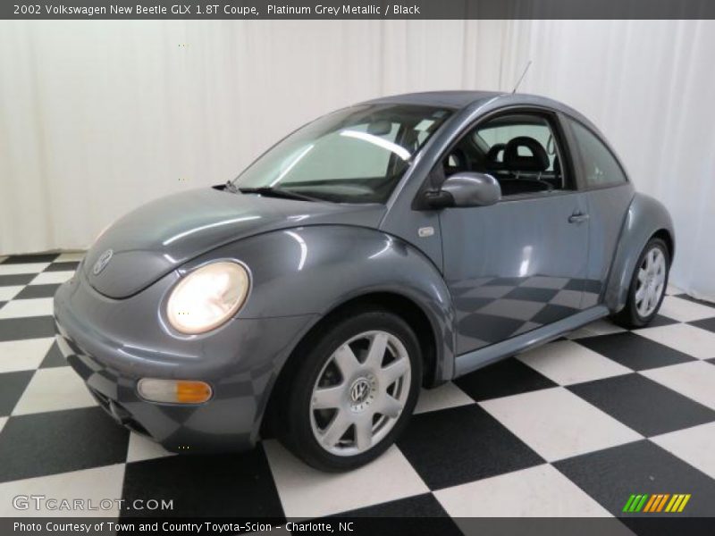 Platinum Grey Metallic / Black 2002 Volkswagen New Beetle GLX 1.8T Coupe
