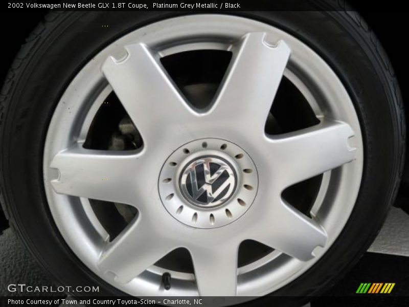 Platinum Grey Metallic / Black 2002 Volkswagen New Beetle GLX 1.8T Coupe