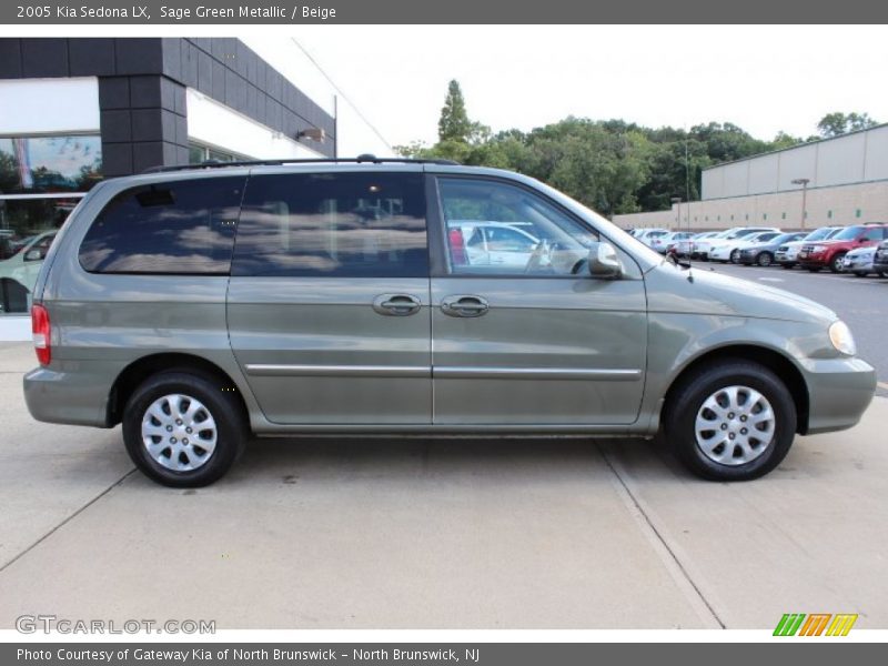 Sage Green Metallic / Beige 2005 Kia Sedona LX