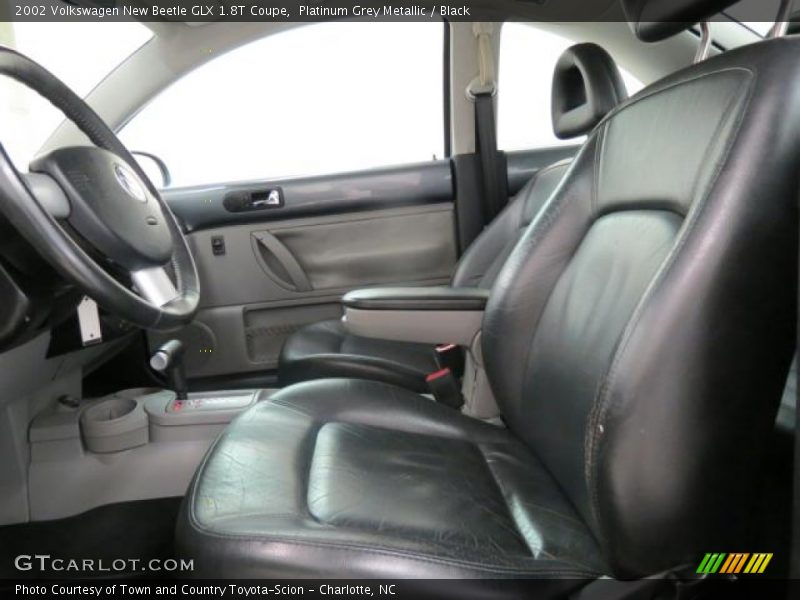 Platinum Grey Metallic / Black 2002 Volkswagen New Beetle GLX 1.8T Coupe