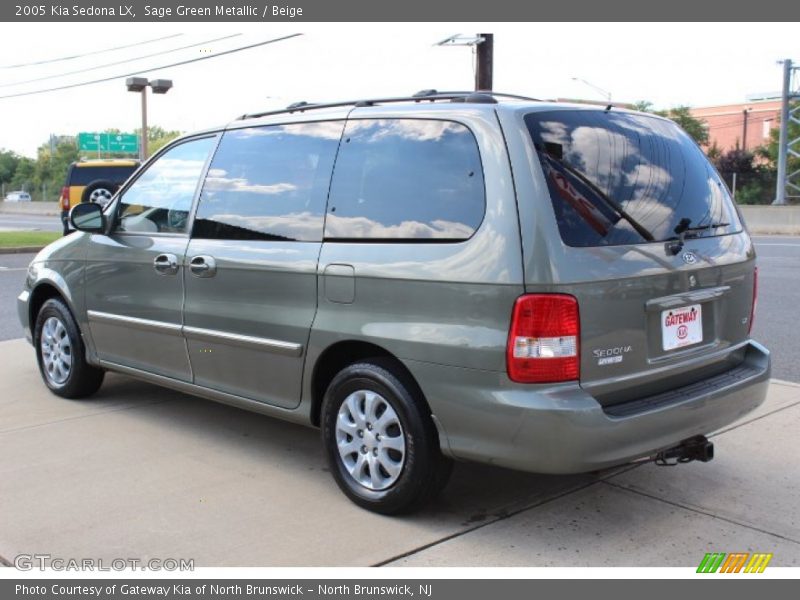 Sage Green Metallic / Beige 2005 Kia Sedona LX