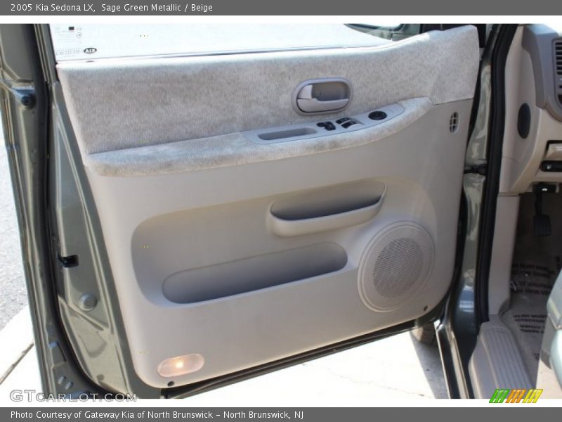 Sage Green Metallic / Beige 2005 Kia Sedona LX