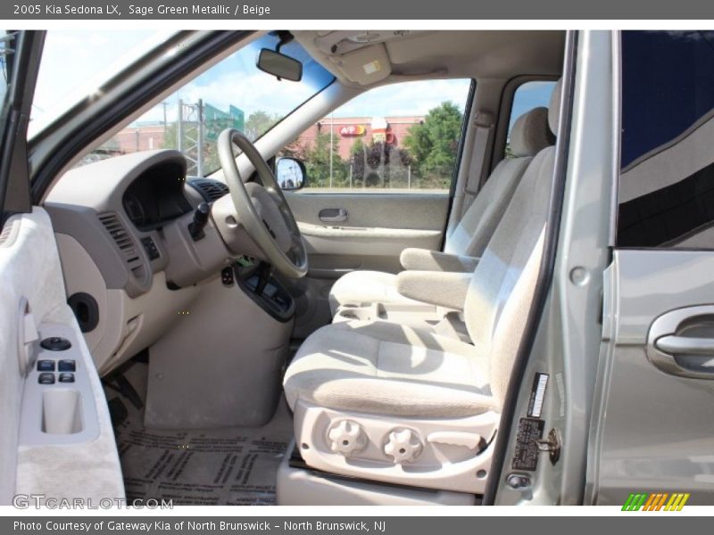 Sage Green Metallic / Beige 2005 Kia Sedona LX