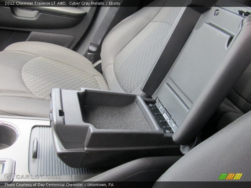 Cyber Gray Metallic / Ebony 2012 Chevrolet Traverse LT AWD