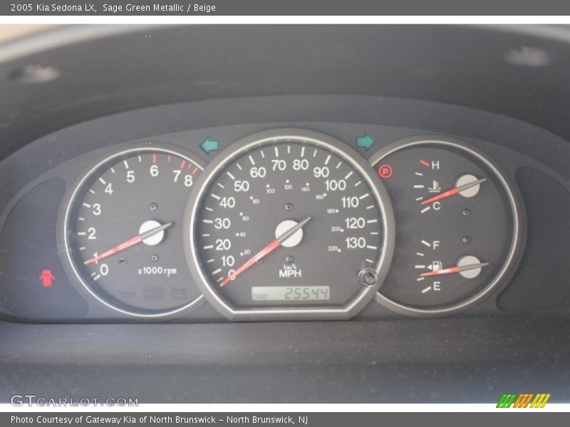 Sage Green Metallic / Beige 2005 Kia Sedona LX