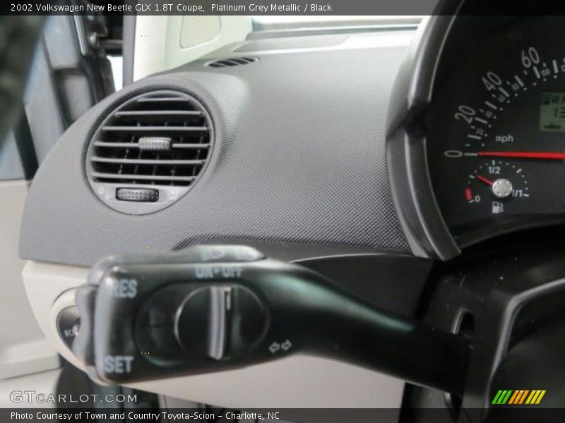 Platinum Grey Metallic / Black 2002 Volkswagen New Beetle GLX 1.8T Coupe