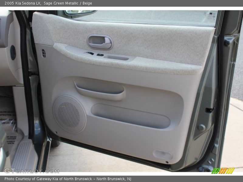 Sage Green Metallic / Beige 2005 Kia Sedona LX