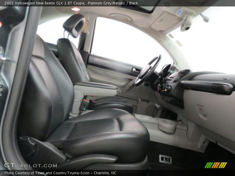 Platinum Grey Metallic / Black 2002 Volkswagen New Beetle GLX 1.8T Coupe